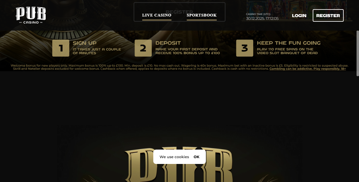 Pub Casino Desktop screenshot